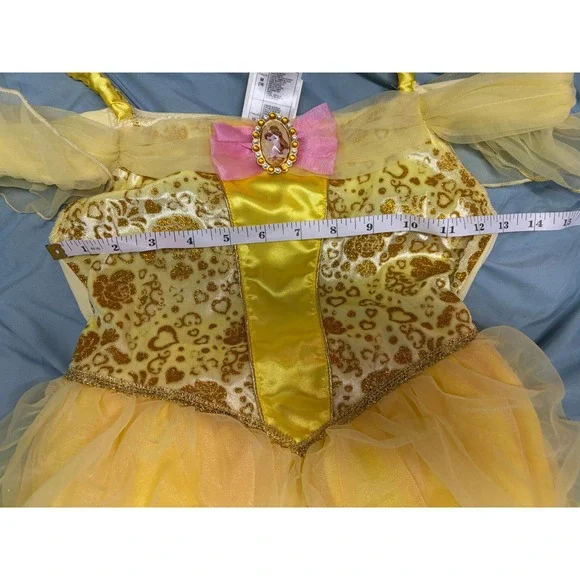 Disney Princess Belle Costume Dress Girls Size 7/8 - Picture 7 of 9